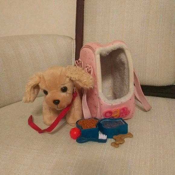 Our Generation Toys Our Generation Dog With Carrier And Accessories